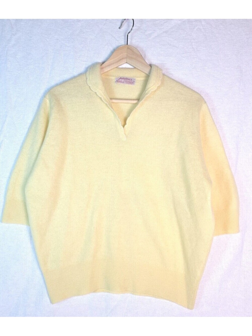 VTG Antoine's Hogg Of Hawick Scotland 100% Pure Cashmere US M